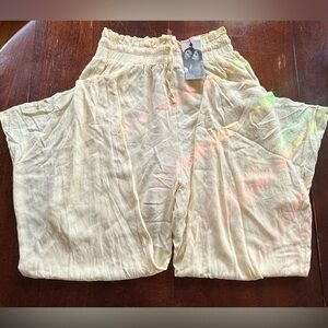 Kendall & Kylie Light Yellow Pants